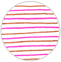 stripe pink x brown