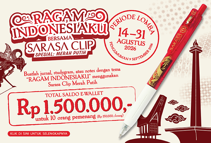 Ragam Indonesiaku bersama Sarasa Clip Merah Putih 2026