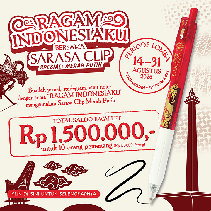 Ragam Indonesiaku bersama Sarasa Clip Merah Putih 2026