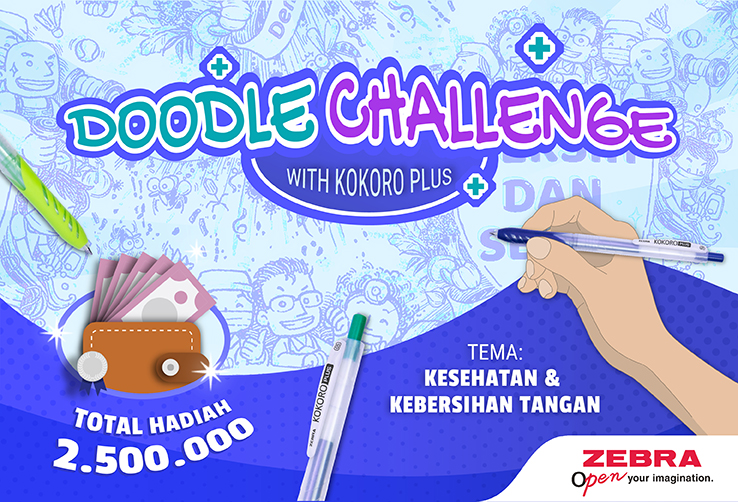 Zebra Doodle Challenge with Kokoro Plus 2024